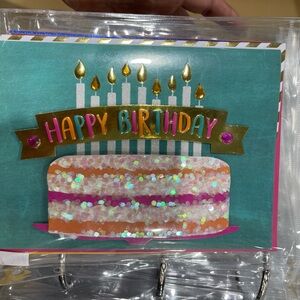 $10 or 2/$15 Hand made birthday card! Happy Birthday Card with Cake Design